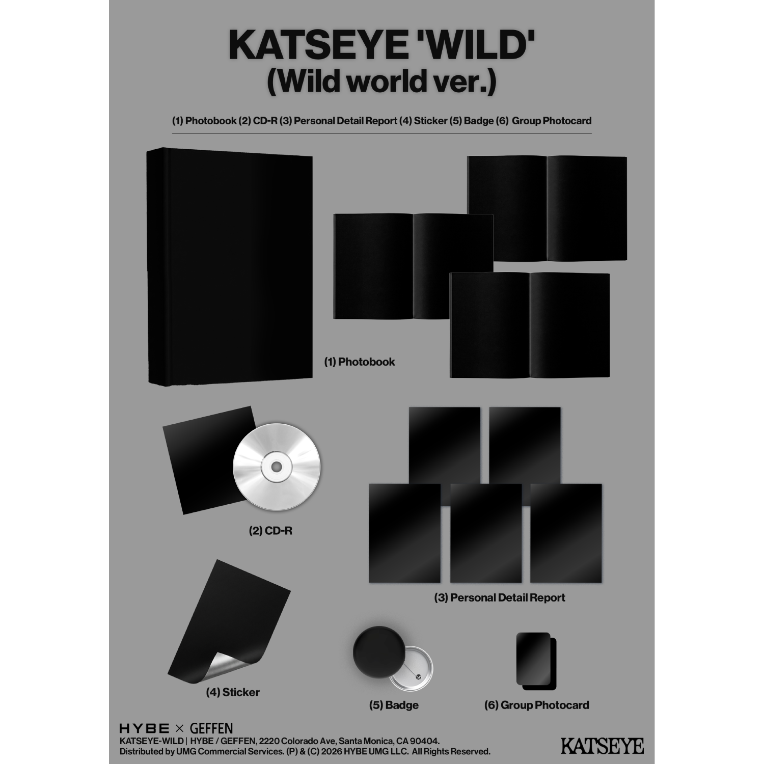 KATSEYE - WILD CD (Wild World ver.)