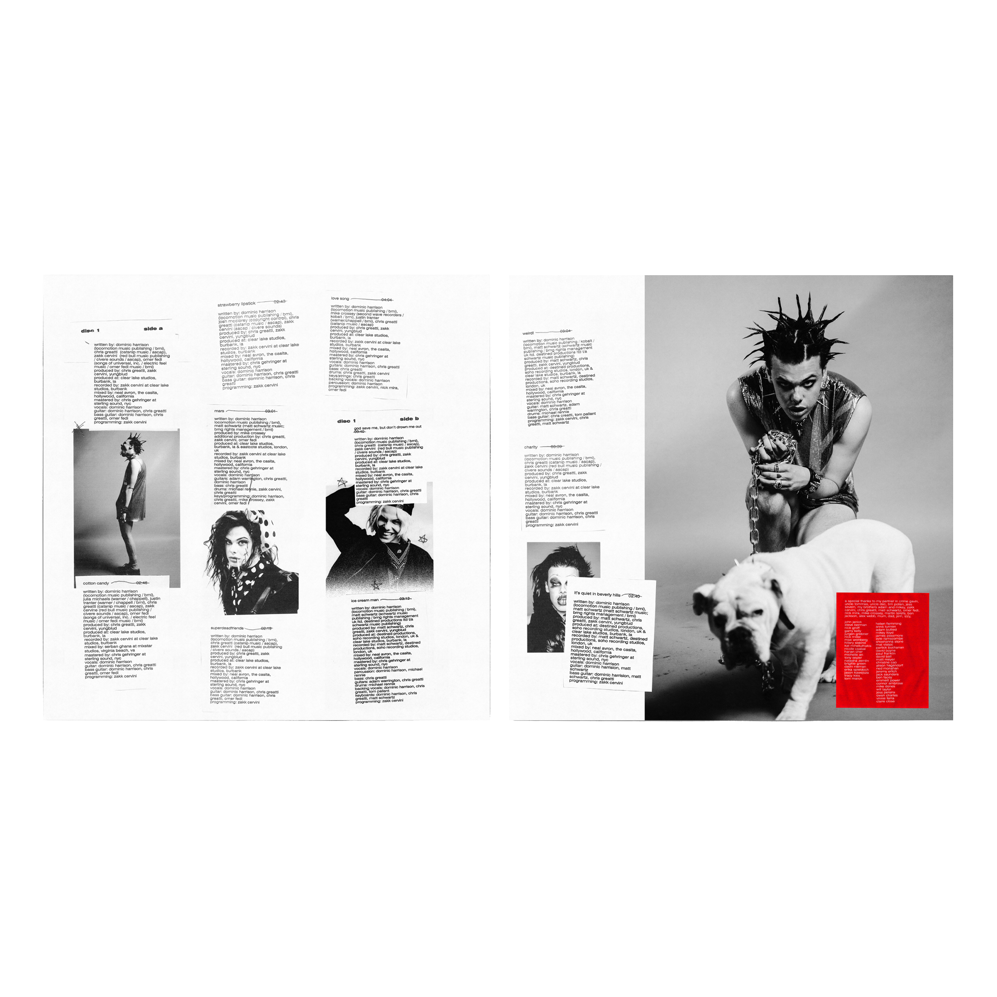 YUNGBLUD - Weird! 5 Year Anniversary Silver Marble Vinyl