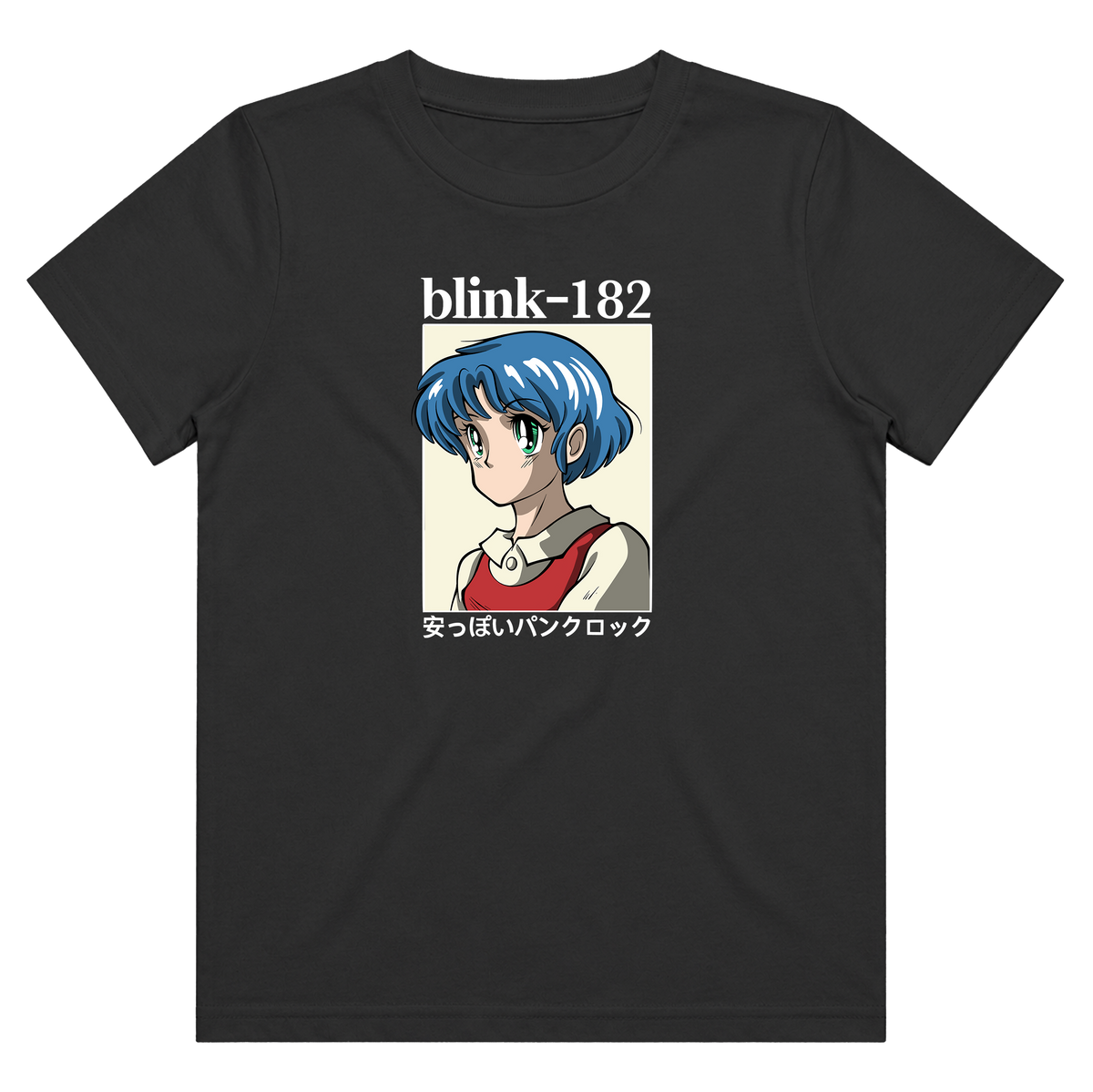 Blink 182 - Anime Cheap Punk Rock Black Youth T-Shirt