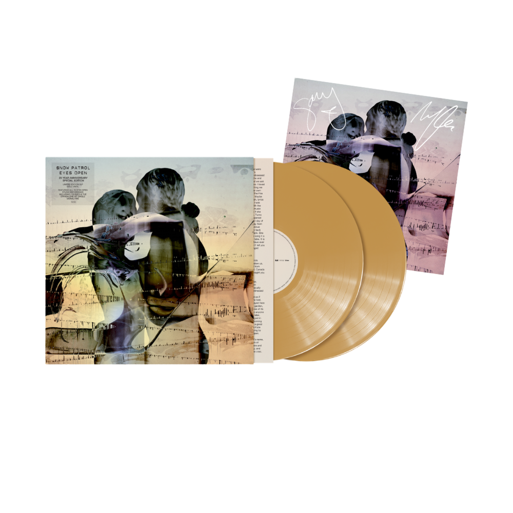 Eyes Open (20 Year Anniversary): Gold 2LP Vinyl + Eyes Open 12" Signed Art Card
