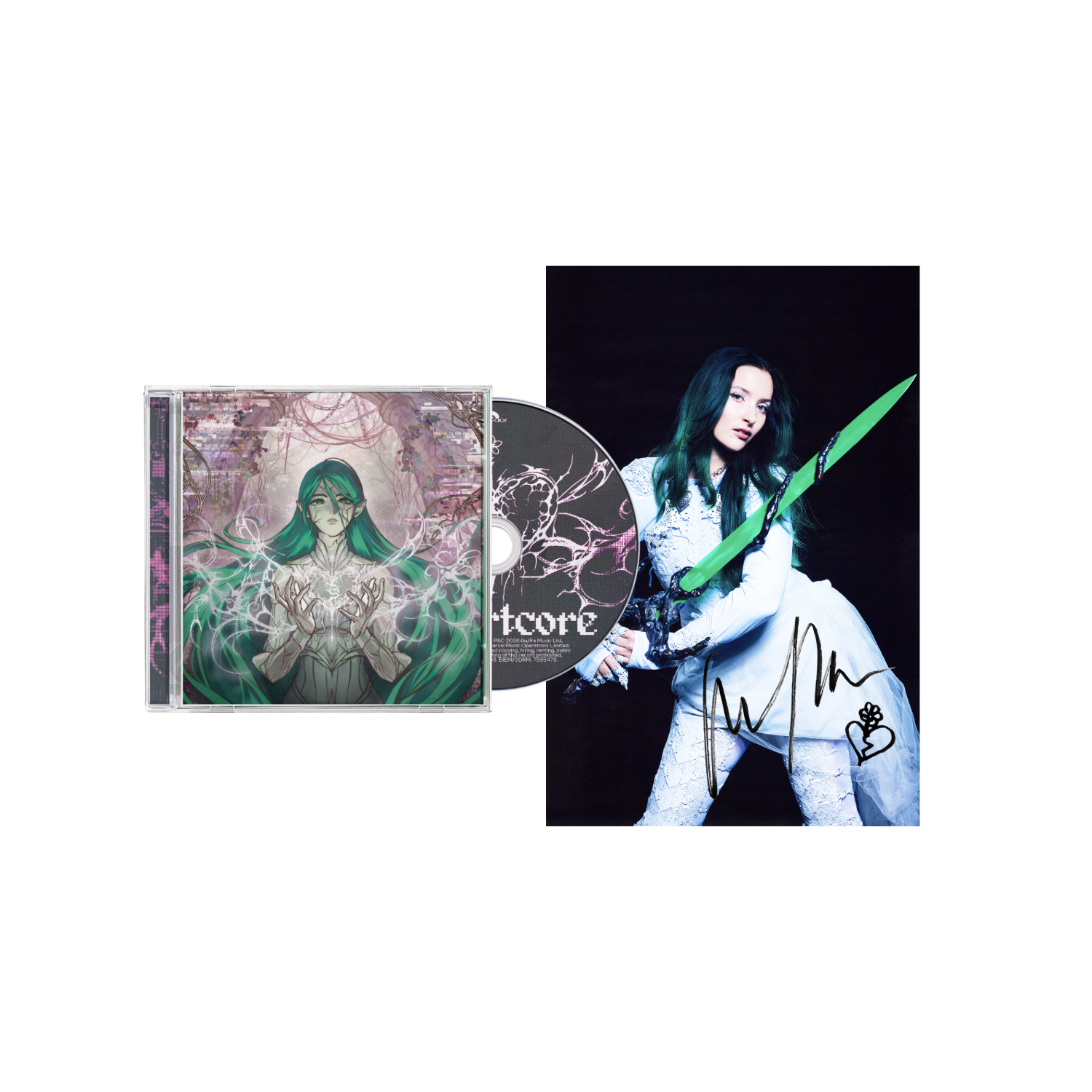 heartcore CD + Signed Print