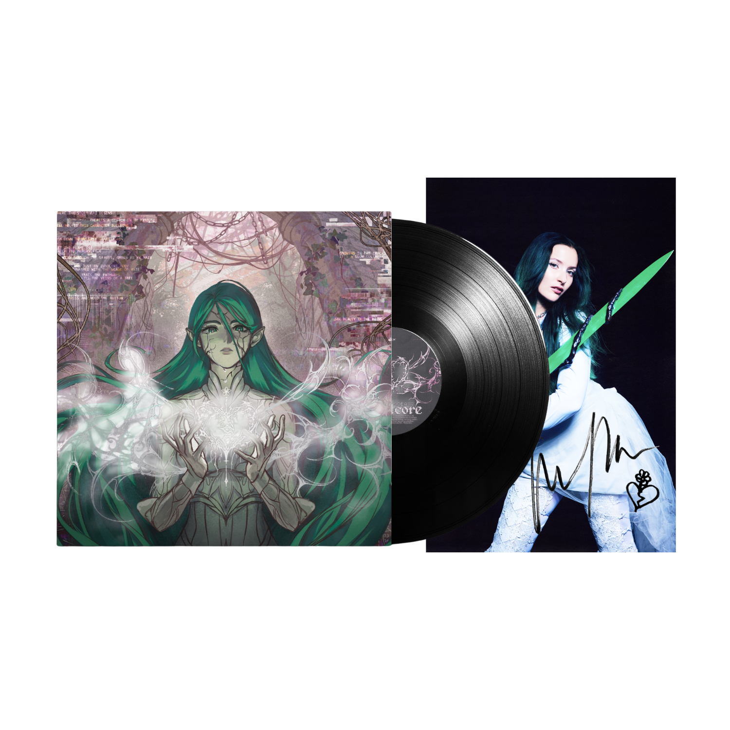 heartcore Vinyl + Signed Print