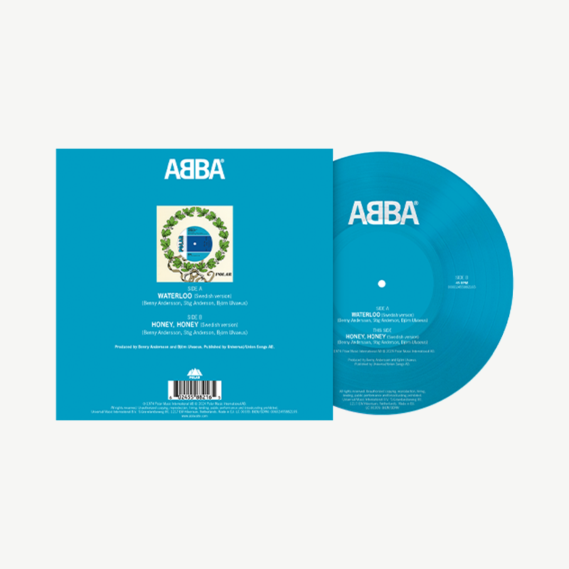 ABBA - Waterloo (Swedish) / Honey, Honey (Swedish): Picture Disc Vinyl 7" Single 7"