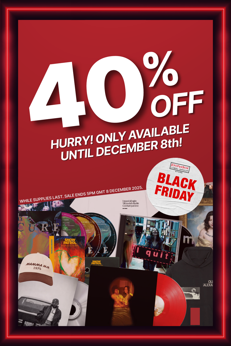 40% Off Black Friday