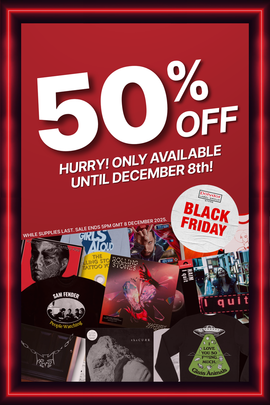 50% Off Black Friday