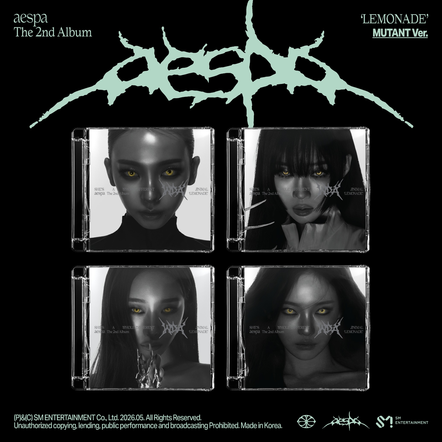 aespa - The 2nd Album 'LEMONADE' (MUTANT Ver.)