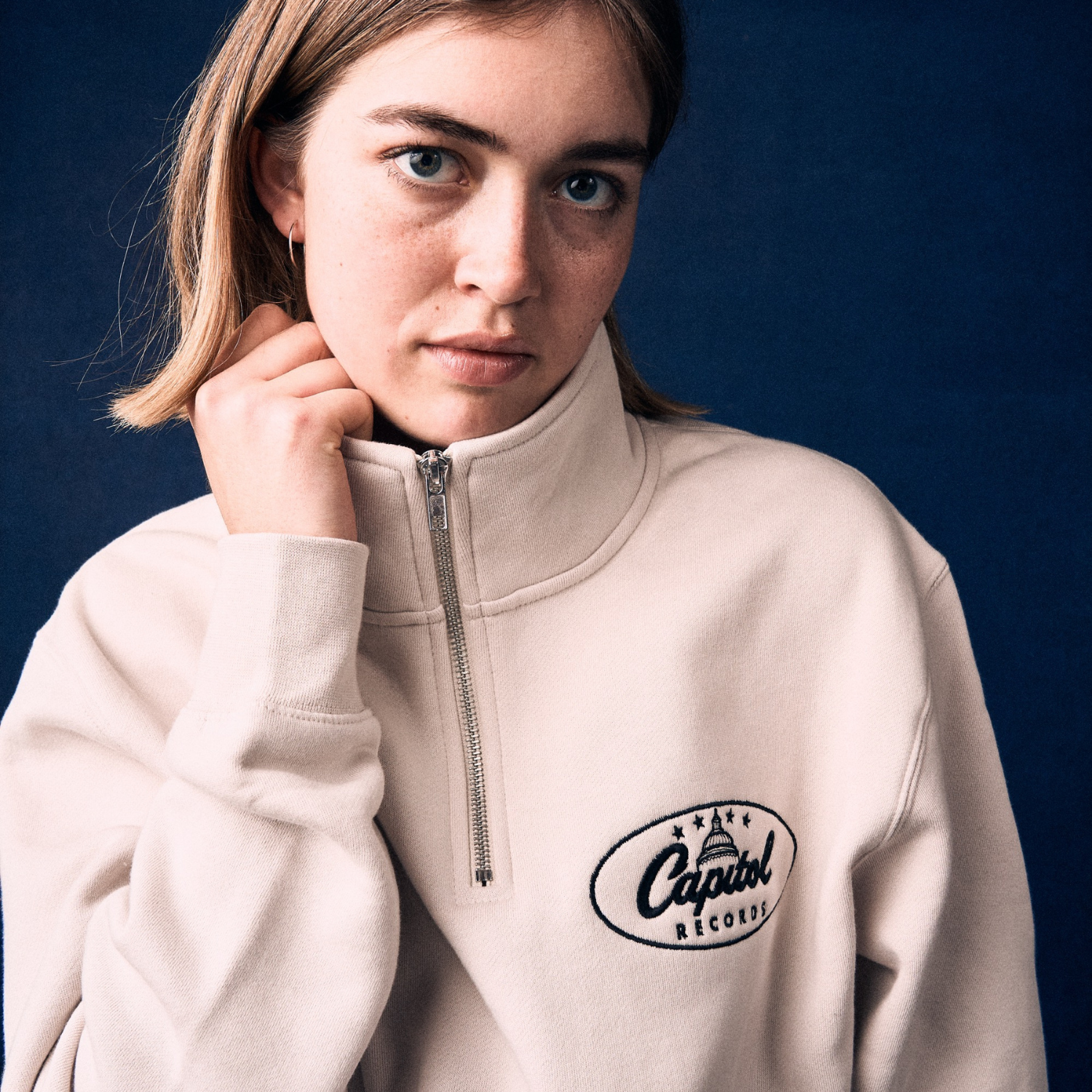 Polydor Label Group - Capitol 1/4 Zip Sweat