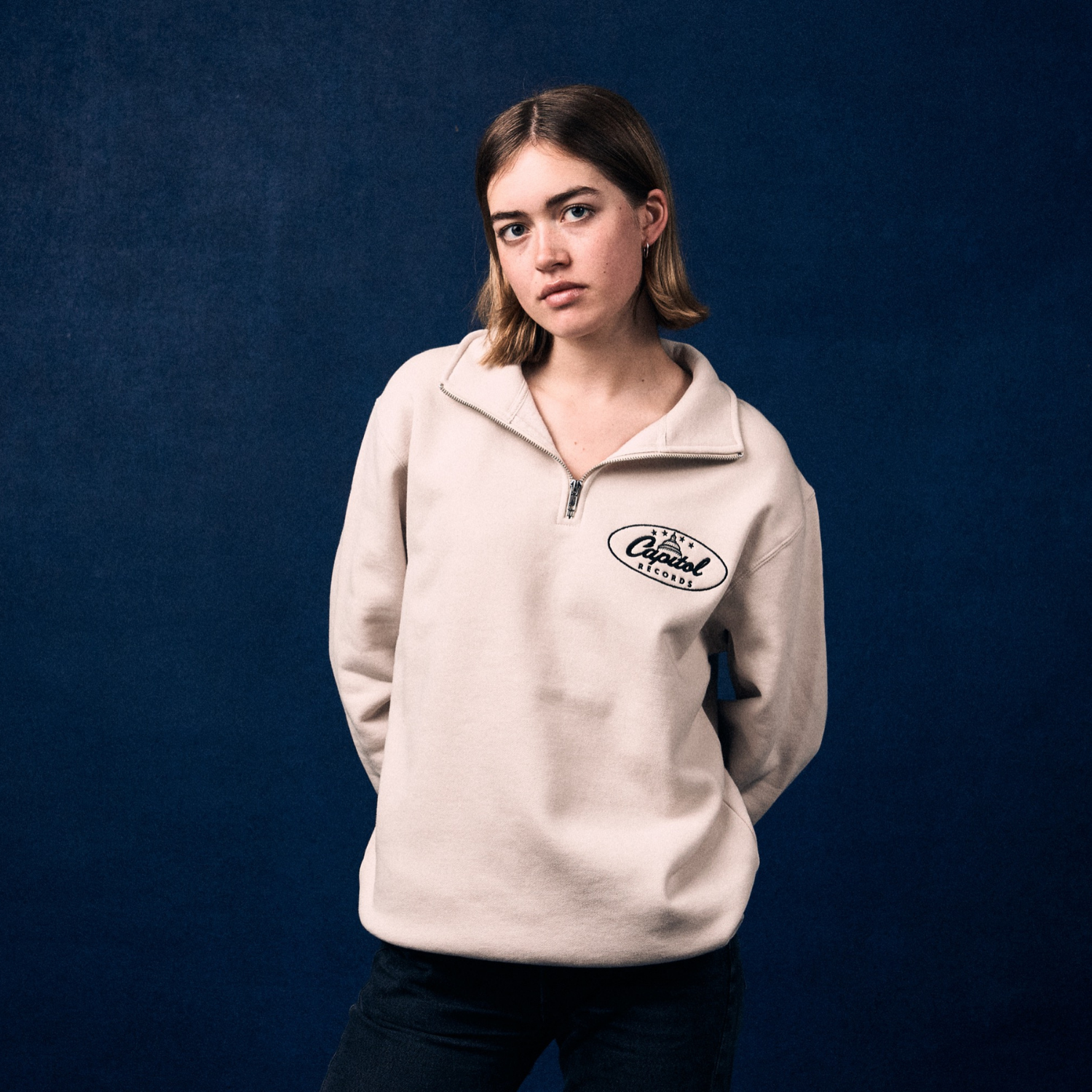 Polydor Label Group - Capitol 1/4 Zip Sweat