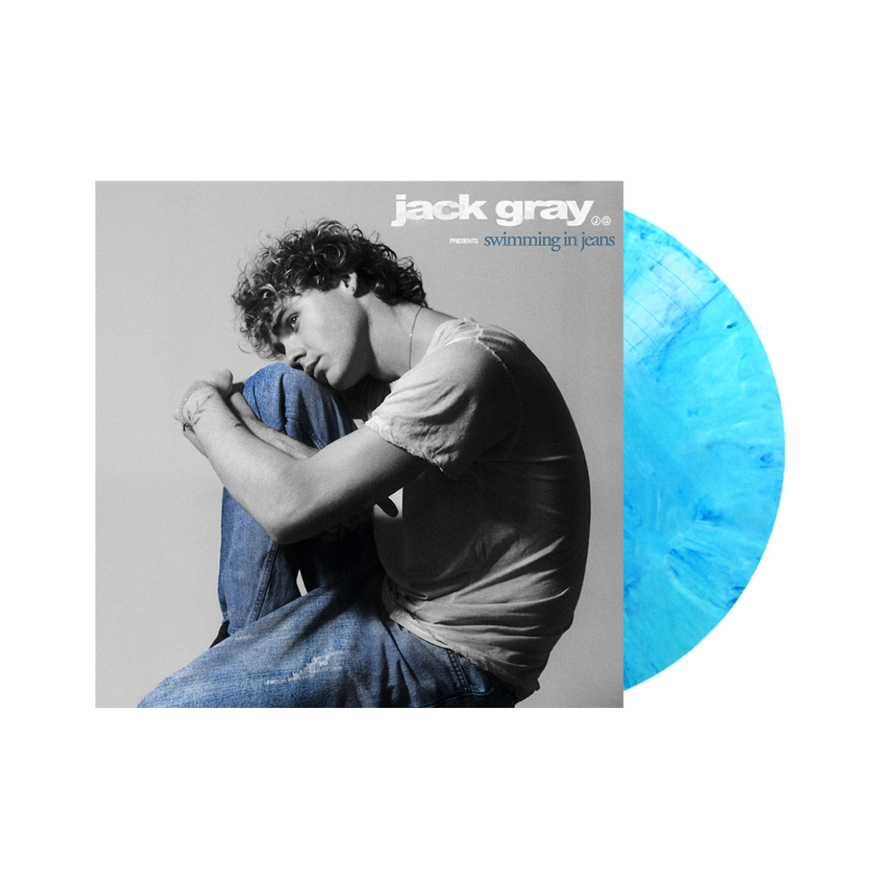 Jack Gray - Swimming In Jeans: Wavy Blue Colour Vinyl LP