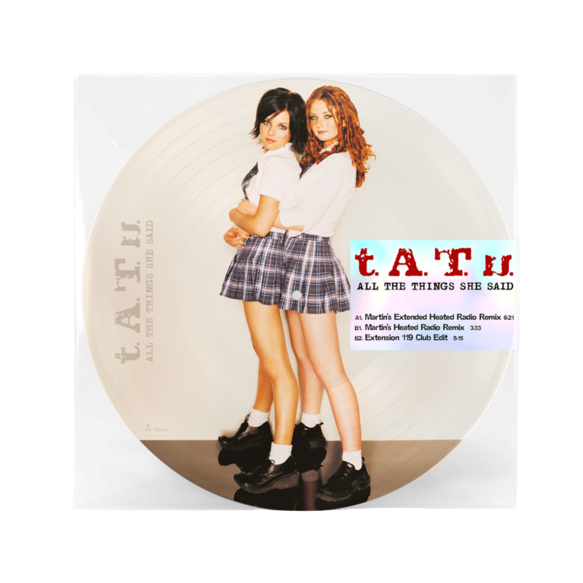 t.A.T.u. - All The Things She Said: 12" Vinyl Picture Disc
