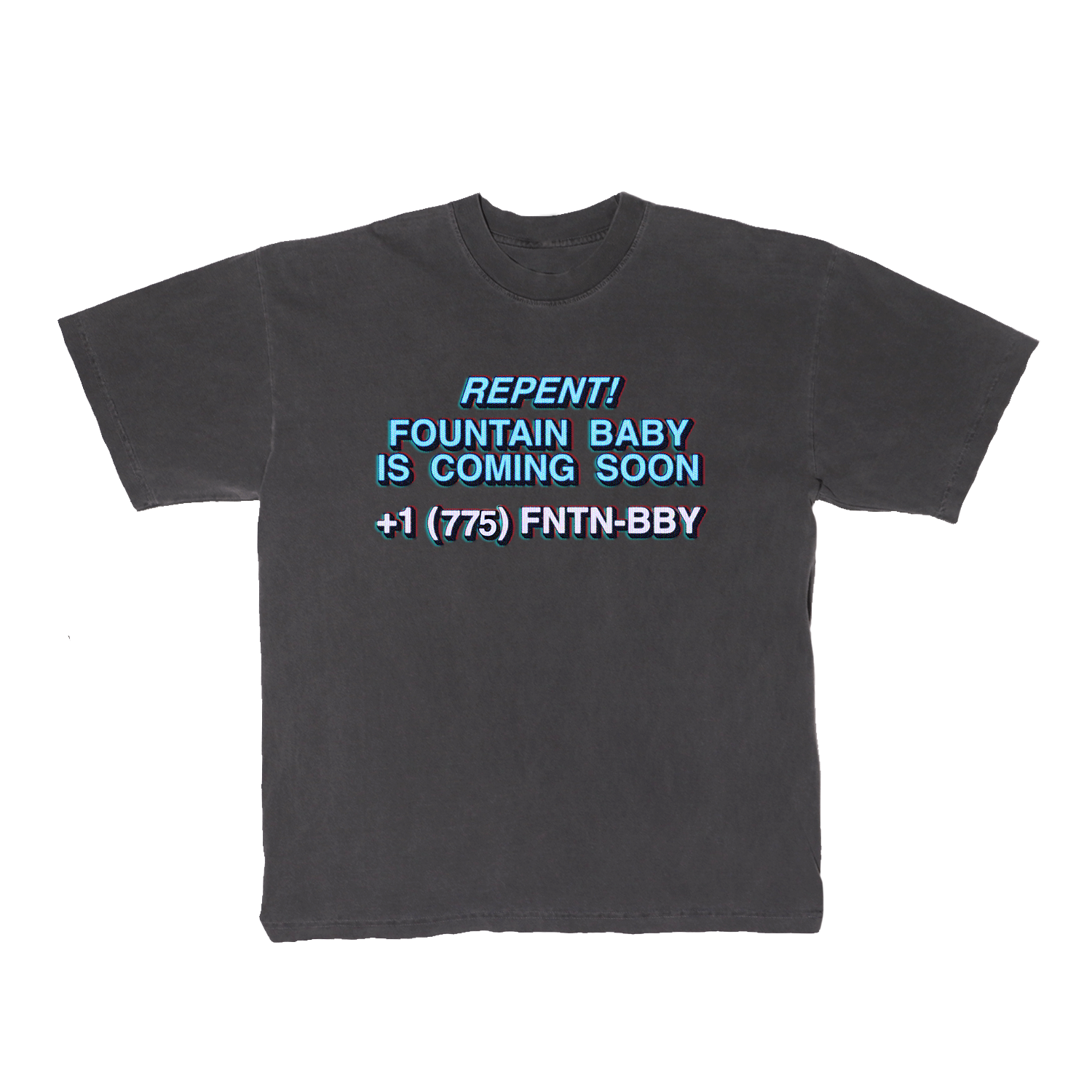 Amaarae - Fountain Baby Tee Black