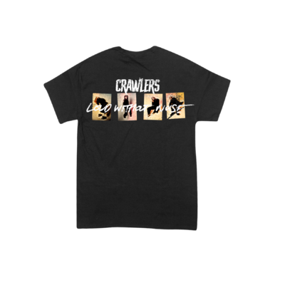 Crawlers - Black Crawlers graphic back print t-shirt