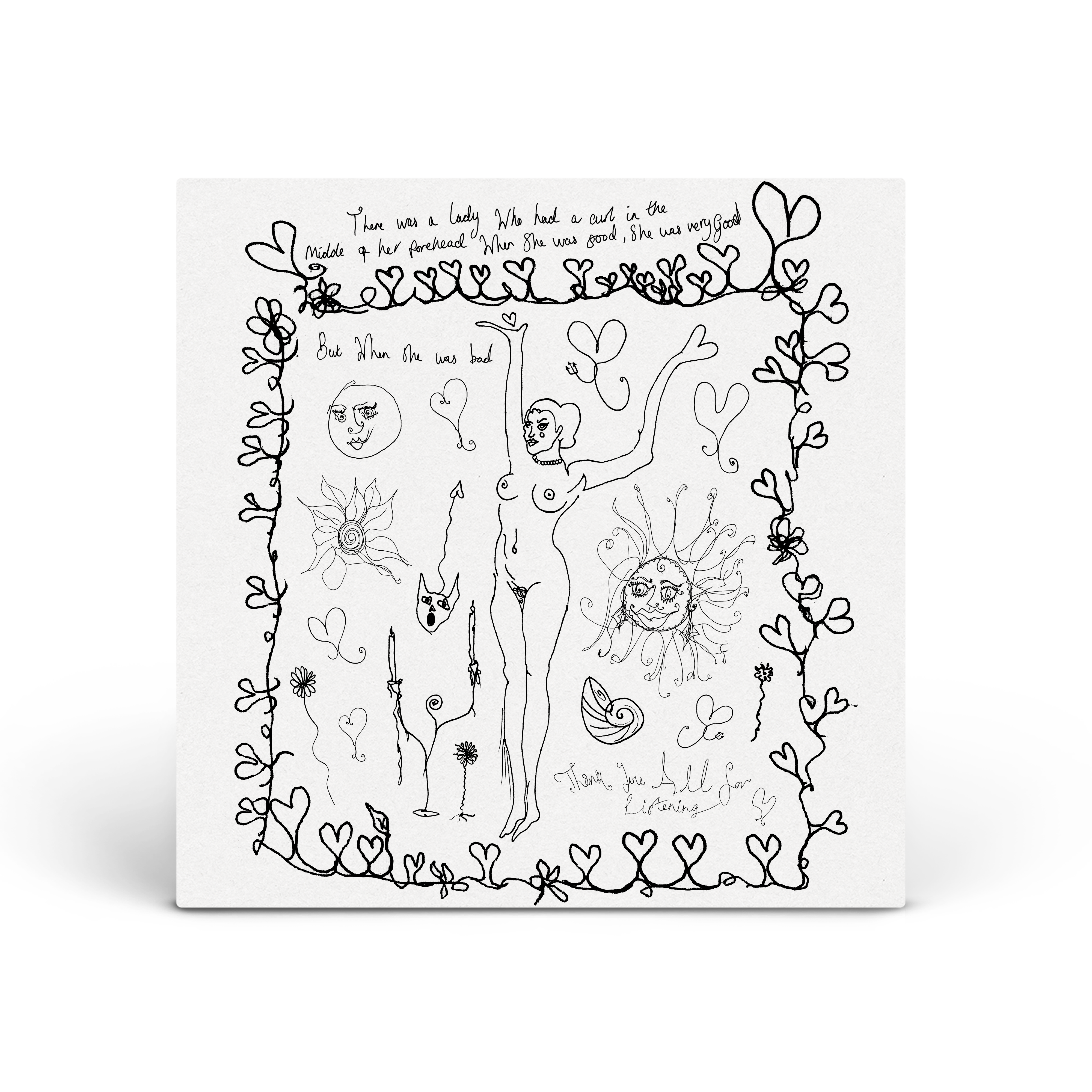Celeste - Hand Drawn Vinyl Sleeve