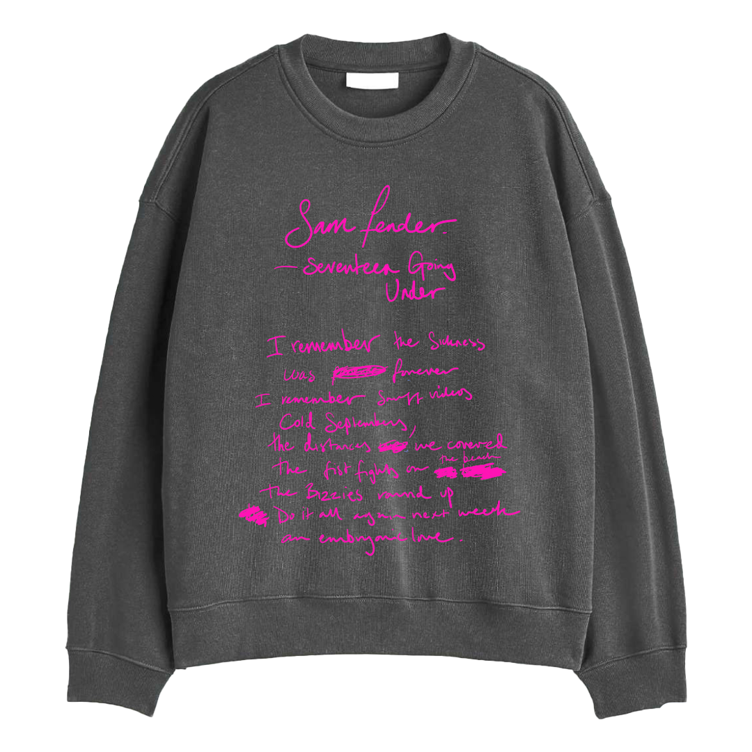 Sam Fender - Sam Fender Lyric Sweatshirt